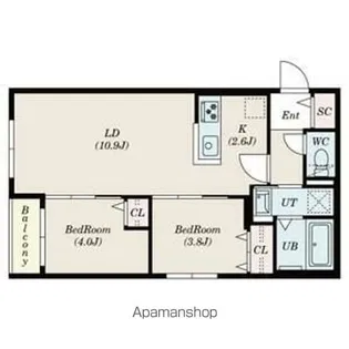 SーRESIDENCE南郷SOUTH【3階】の間取り