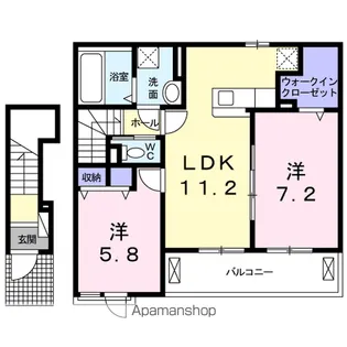 クレインズ【2階】の間取り