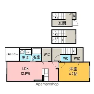 ネオ レクサス Ⅱ【3階】の間取り