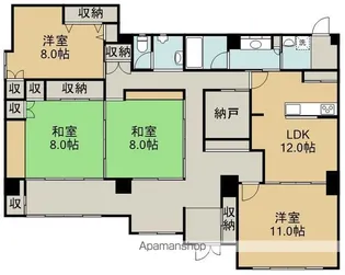 名取ビル富弥【1階】の間取り