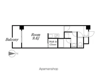エルスタンザ名駅西【10階】の間取り