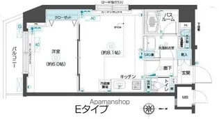 フェニックス武蔵関参番館【6階】の間取り