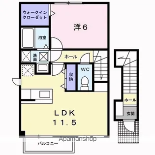メゾン シャモニーB【2階】の間取り
