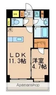 NOBLE RICH博多【205号室】の間取り