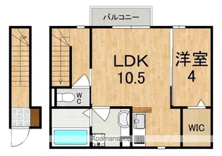 プランドール【2階】の間取り
