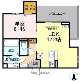 THREE【3階】の間取り