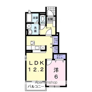 ミルトⅡ【1階】の間取り