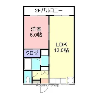 ラヴェラ【105号室】の間取り
