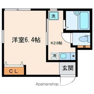 アペックス下高井戸Ⅱ【110号室】の間取り
