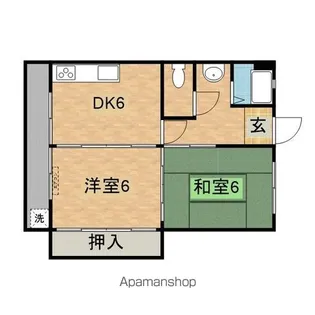 HILLS HAYA【1階】の間取り