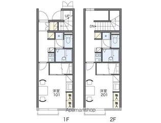 レオパレス広貴【1階】の間取り
