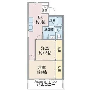 中町田ビル【2階】の間取り