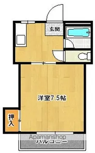 アテイン朱雀【203号室】の間取り