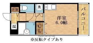 1Rの間取り画像