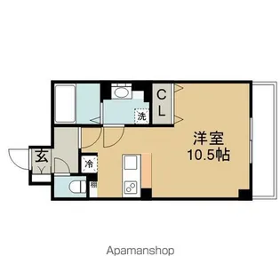 カーサ・グランデ葵【703号室】の間取り