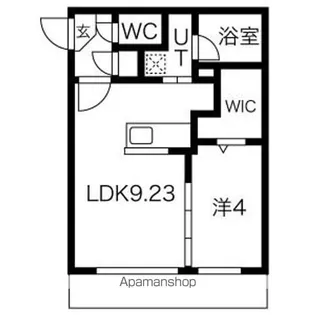 Red Orb YAMAHANA【1階】の間取り