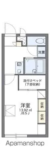 レオパレスサウスホンジョウ【2階】の間取り