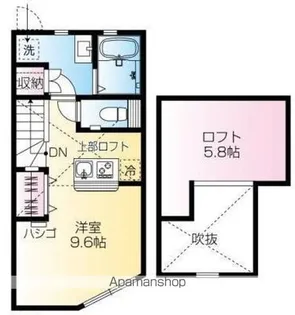 フレシール野方【2階】の間取り