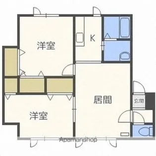 セジュールME 1号館【2階】の間取り