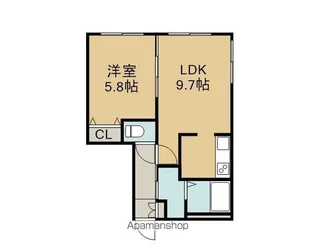 アトランティス朝日【5階】の間取り