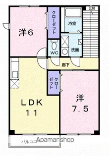 MAX.K2【2階】の間取り