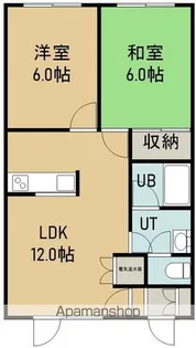 コーポリン【102号室】の間取り