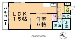 セシリア【101号室】の間取り