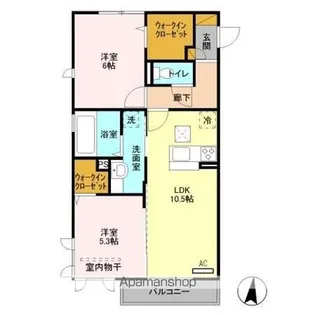 ROI DEL’OURS Ⅲ【1階】の間取り