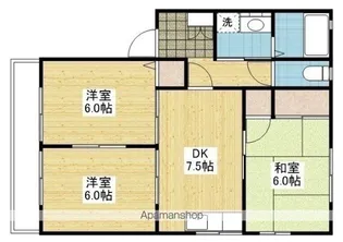 ディアス村上 D棟【2階】の間取り