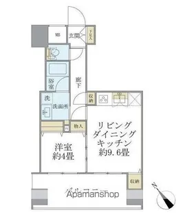 エミリブ東長崎【4階】の間取り