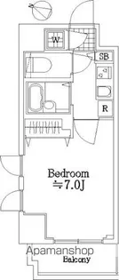 菱和パレス笹塚【8階】の間取り