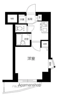 エクセリア早稲田Ⅱ【8階】の間取り