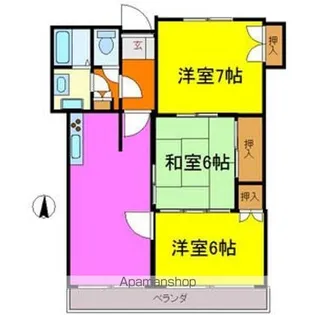 振甫ニューコーポ【1階】の間取り