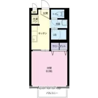 コーポ中恵土【2階】の間取り