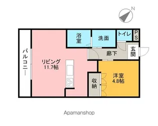 トモドリッサ【2階】の間取り