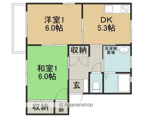 ディアスマルマC棟【C102号室】の間取り