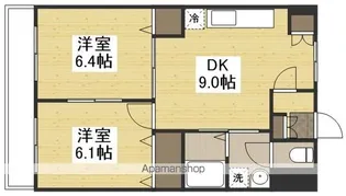 プランドールキノミ【3階】の間取り