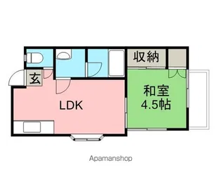 イーストウインドハイツ【205号室】の間取り