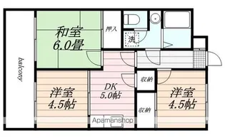 コスモビル【9階】の間取り