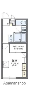 レオパレス大崎レジデンス20【110号室】の間取り