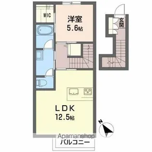 ランバーキャンプキタカミ【2階】の間取り