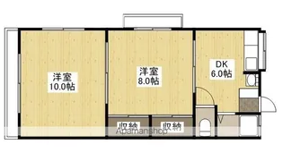 森ハイツ【2階】の間取り