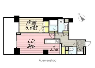 アマックス横浜【8階】の間取り
