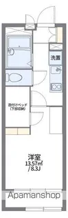 レオパレスリバーポイント小岩Ⅱ【2階】の間取り