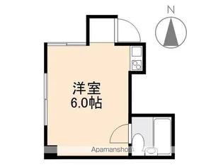 番町コーポ【3階】の間取り