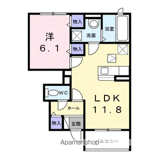 ル・アーブル【1階】の間取り