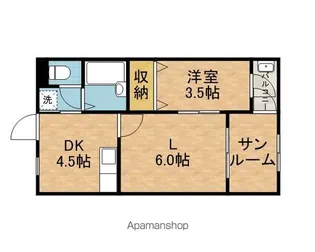 FLORA S.E. 12TH【2階】の間取り