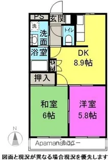 MAISONGRAPES【202号室】の間取り