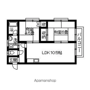 ベルメゾン【1階】の間取り