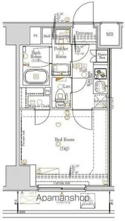 シーネクス王子【4階】の間取り